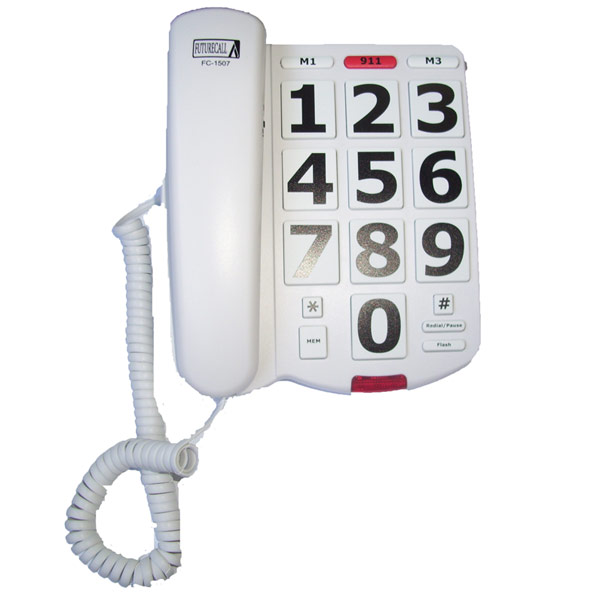 Big Button Phone with 40db Handset Volume - Click Image to Close
